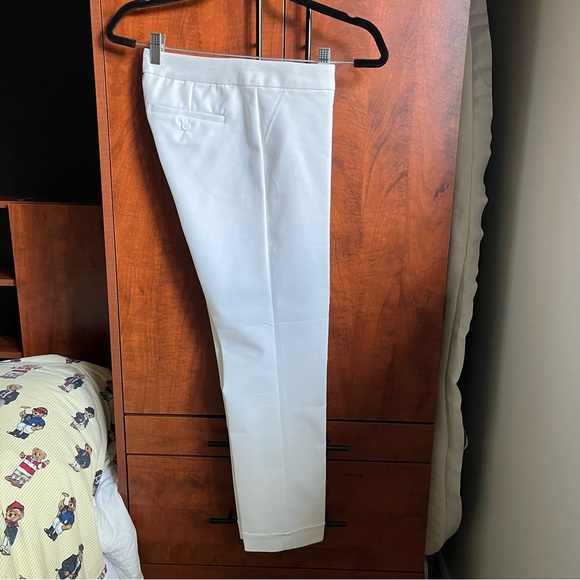 NWOT Women's Saks 5th Ave White Cropped pants / Size 2 - Picture 3 of 14